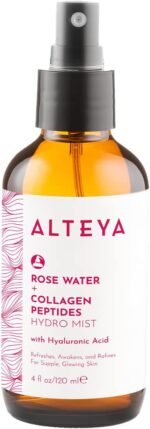 Alteya Rose Water Face Mist with Collagen Peptides & Hyaluronic Acid