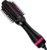 Asani 4-in-1 Hair Dryer Brush, Blowout, Curling and Straightening Hot Brush