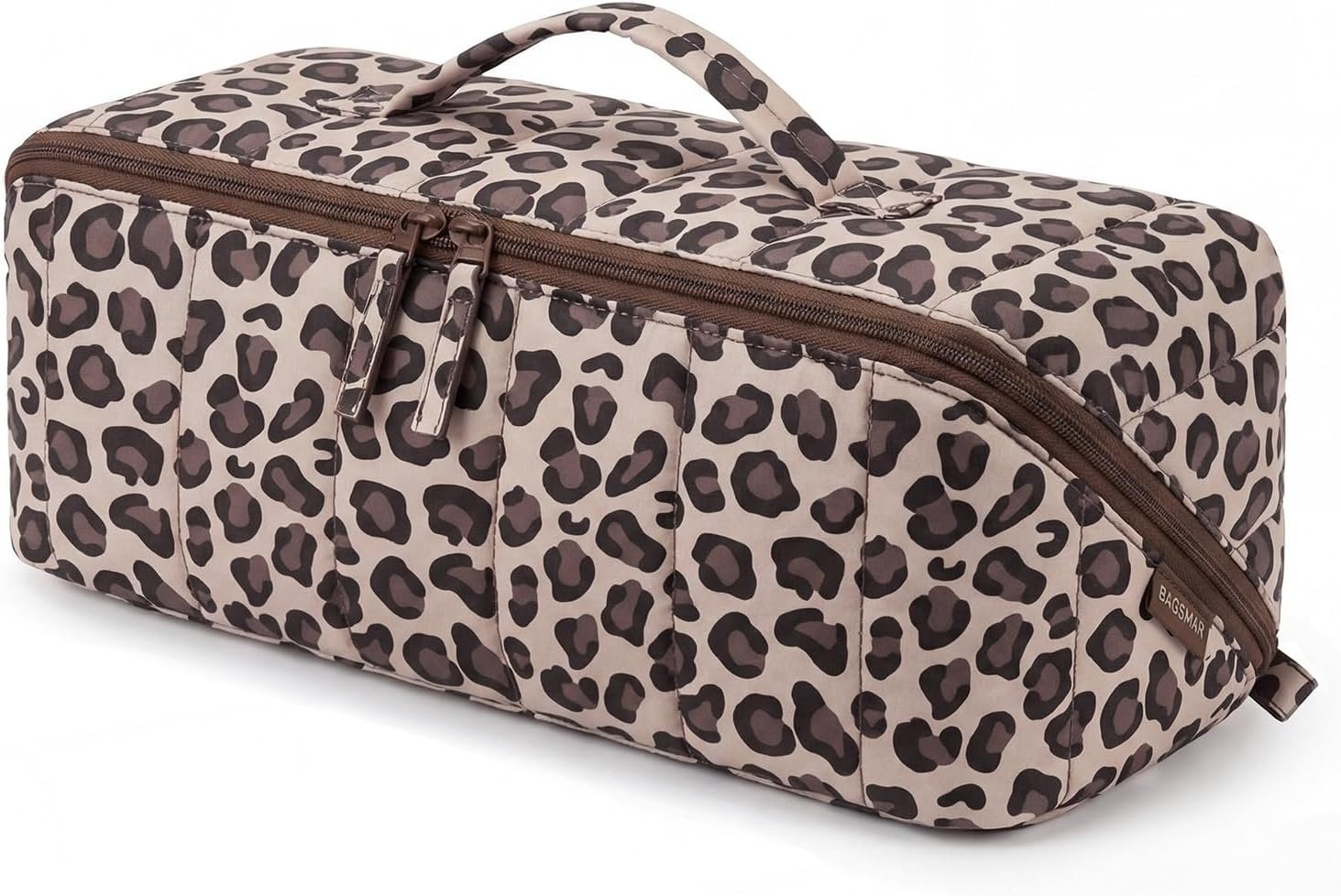 BAGSMART Hair Tools Travel Bag Compatible with Shark Flexstyle, Leopard BAGSMART Hair Tools Travel Bag Compatible with Shark Flexstyle, Leopard
