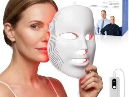 BOB AND BRAD PhysioFace Red Light Therapy for Face, FDA-Cleared
