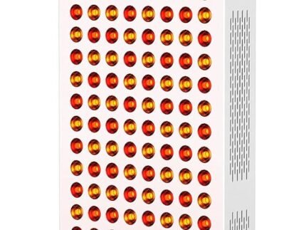 BONTANNY Red Light Therapy with Base, 630/660/810/830/850nm 5 Wavelengths Red Near Infrared Light Device with 224 Dual Chip Clinical Grade LEDs, Remote Control, Timer for Face, Body, Skin, BO-1200