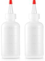 Bar5F 4 oz Soft Style Squeeze Applicator Bottle for Hair Dye, 2-Pack