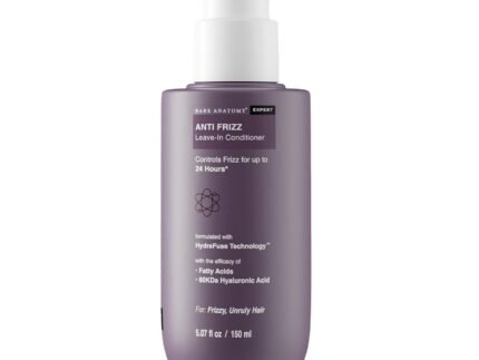 Bare Anatomy Anti Frizz Leave In Conditioner | Deep Conditioned Frizz Controlled Hair For 24 hrs | For Dry & Frizzy Hair | For Women and Men | Get Smoother, Healthy & Glossy Hair | 150ml