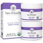 BeeFriendly® Organic Night Cream, USDA Certified, 4 oz (2 Jar Box)