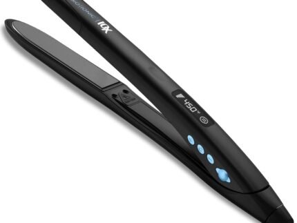 Bio Ionic 10X Styling Iron Hair Straightener with 1″ Sonic Vibrating Plates