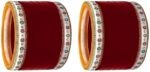 Bridal Punjabi Chuda Bangle Set for Women’s (Set of 1) Maroon By The Great Indian Store