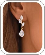 CHESKY Gold Drop Dangle Earrings for Women 14K Gold Plated Wedding Earrings