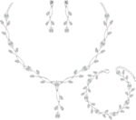 CSY Elegant Bridal Jewelry Sets Prom Homecoming Gown Accessories