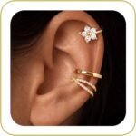 Carffordo 3Pcs Ear Cuffs Non Piercing for Women, Dainty Clip on Earrings