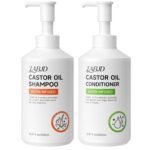 Castor Oil Shampoo and Conditioner Set for Hair Growth Strengthen and Cleanse Shampoo for Thin Hair Restore Damaged Hair Sulfate Free for Men & Women,16.9 FL Oz