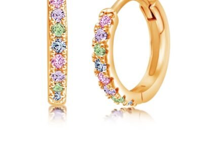 Chanteur Hypoallergenic Huggie Earrings for Girls & Women - Small Hoop Design, Perfect for Teens & Kids