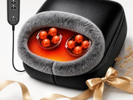 CooCoCo FSA Eligible Heated Foot Massager & Foot Warmer, Gifts for Mom Dad