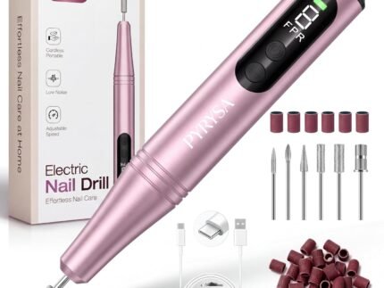 Cordless Electric Nail Drill, 9 Speed Professional E Filer for Nails