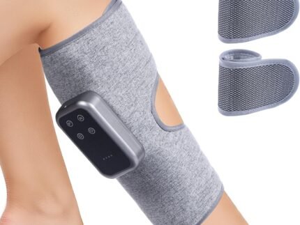 Cordless Leg Massager with Heat and Compression, Rechargeable Leg Compression Massager for Circulation, Muscle Relaxation for Calf, Gifts for Dad Mom Men Women Gym Office Home (1 Piece)