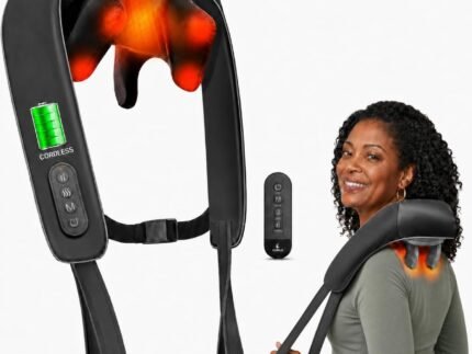 CuPiLo Cordless Neck Massager with Heat & Remote Control, 2026 Upgraded