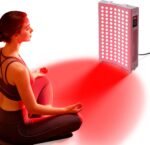 Curved Red Light Therapy Panel, 105 LEDs, Near‑Infrared Light Device