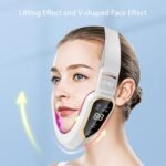 Double Chin and V-Shaped Face Device with 5 Modes and 12 Adjustable Intensities – Intelligent Electric V Line Lifting Machine for Women