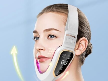 Double Chin and V-Shaped Face Device with 5 Modes and 12 Adjustable Intensities – Intelligent Electric V Line Lifting Machine for Women