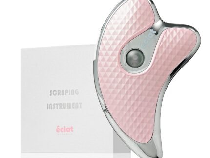 Éclat Gua Sha Facial Massager for Lymphatic Drainage, Face, Neck & Body Scraping Tool, Heated Electric Portable Face Lift Beauty Device, Jawline Shaper, Double Chin Reducer for Firming & Contouring