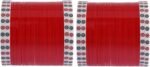 Efulgenz Indian Bridal Bangle Acrylic Punjabi Chuda Chura Set