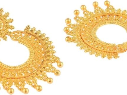 Efulgenz Indian Earrings Gold Tone Dubai Style Dangle Earrings for Women