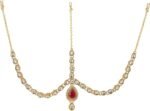 Efulgenz Indian Kundan Bridal Maang Tikka Head Jewelry Hair Accessories