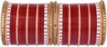 Efulgenz Indian Punjabi Chura Bridal Chuda Rhinestone Bangles
