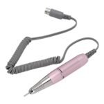 Electric Nail Drill Pen Machine Nail Drill Handle Handpiece Adjustable 3000RPM Metal Electric Nail File Handle Polishing Manicure Pedicure Accessories for Salon