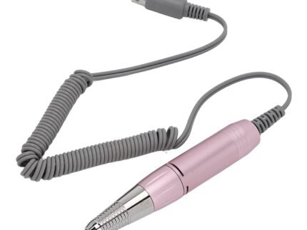 Electric Nail Drill Pen Machine Nail Drill Handle Handpiece Adjustable 3000RPM Metal Electric Nail File Handle Polishing Manicure Pedicure Accessories for Salon