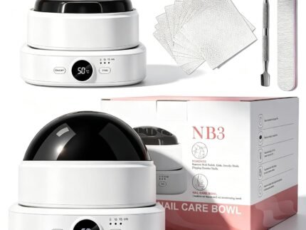 Electric Nail Soaking Bowl, Precise Temperature Control 86-140°F (30-60°C)
