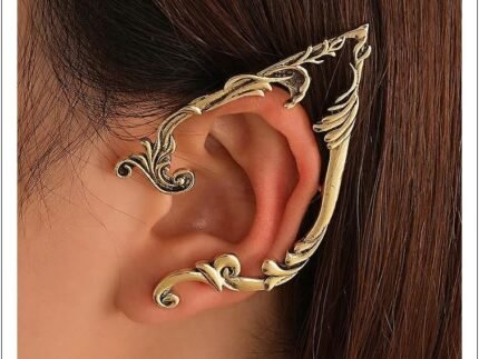 Elf Ear Cuffs for Women Fairy Ears Goth Punk Ear Cuffs Halloween Accessorie Gothic Punk Jewelry Wrap Droping Earrings