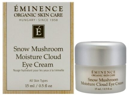 Eminence Snow Mushroom Moisture Cloud Eye Cream for Unisex – 0.5 oz Cream