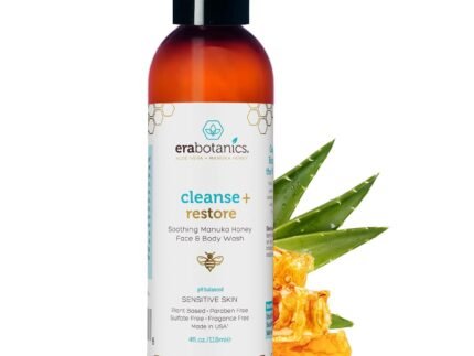 Era Organics Manuka Honey Face Wash – Gentle Cleanser for Sensitive Skin