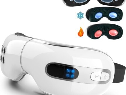 Eye Massager with Heat and Cooling for Migraines, Dry Eyes Gifts