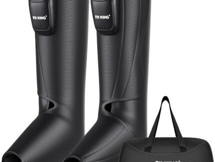 FIT KING Cordless Leg Compression Massager, Foot and Calf Massage Boot