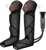 FIT KING Foot & Leg Compression Massager with Knee Heating for Circulation