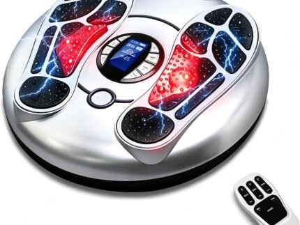 FSA EMS Foot Massager for Neuropathy with 4 TENS Muscle Stimulator Pads
