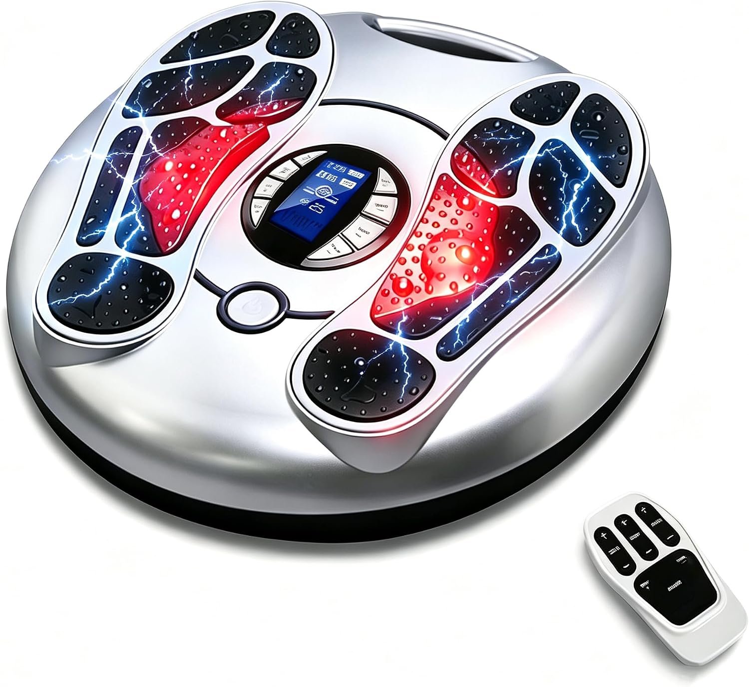 FSA EMS Foot Massager for Neuropathy with 4 TENS Muscle Stimulator Pads FSA EMS Foot Massager for Neuropathy with 4 TENS Muscle Stimulator Pads