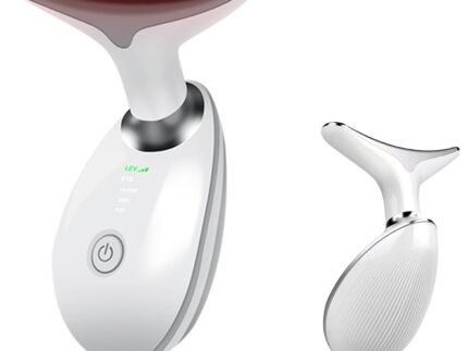 Face and Neck Massager Light Therapy, Face Massager Tool for Women, 7 Color Face Neck Massager, Face Sculpting Tool, Facial Massager Face Lift Device, True Beauty Glow Facial Massager