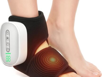 Foot Massager for Plantar Fasciitis, Cordless Heated, Black, 1pcs