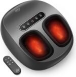 Foot Massager with Heat Compression Kneading Rolling Shiatsu Feet Massager for Plantar Fasciitis Neuropathy, Large Size 14" Remote Control Foot Heater/Heated Feet Warmer Gifts/Presents for Women,Men