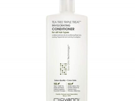 GIOVANNI Tea Tree Triple Treat Invigorating Conditioner, 24 oz (1 Pack)