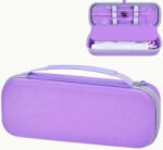 GWCASE Case Compatible with Houzzi/for NuDerma/for Signstek/for APREUTY/for FAZJEUNE/for NewWay Professional Clinical Portable Handheld High Frequency Skin Wand Machine, 6 Neon & Argon Wands-Purple
