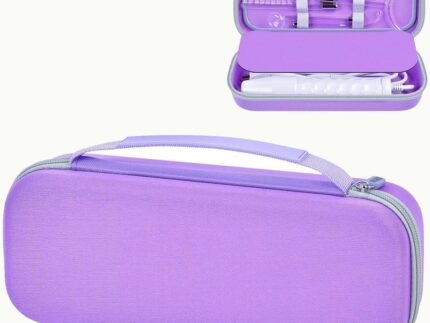 GWCASE Case Compatible with Houzzi/for NuDerma/for Signstek/for APREUTY/for FAZJEUNE/for NewWay Professional Clinical Portable Handheld High Frequency Skin Wand Machine, 6 Neon & Argon Wands-Purple