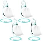 Geiserailie 4PCS XL Non Rebreather Oxygen Mask with Reservoir Bag