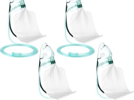 Geiserailie 4PCS XL Non Rebreather Oxygen Mask with Reservoir Bag