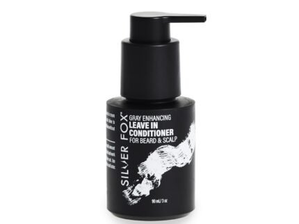 Godefroy Silver Fox Gray Enhancing Beard Brightener For All Hair Types, Leave-In Conditioner Moisturizing Treatment for Gray & Silver Hair Non-Greasy Lightweight for Men’s Beard & Scalp 3 OZ