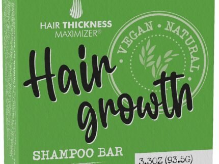 Hair Thickness Maximizer Hair Growth Shampoo Bar with Biotin. USA Made
