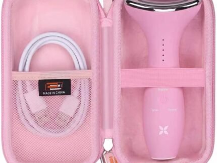 Hard EVA Carry Case Compatible with REVOMADIC REVO Genie Facial Massager, Protective Portable Travel Storage Box (Case Only)