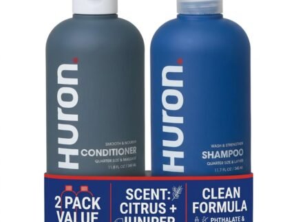 Huron Shampoo + Conditioner for All Hair Types; 2-pack (11.4 oz)